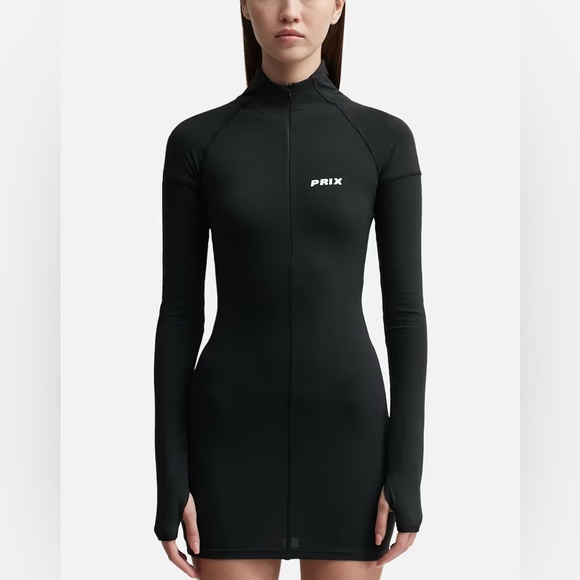 PRIX WORKSHOP mini black dress - Picture 1 of 7